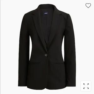 Oversized black blazer j crew mercantile